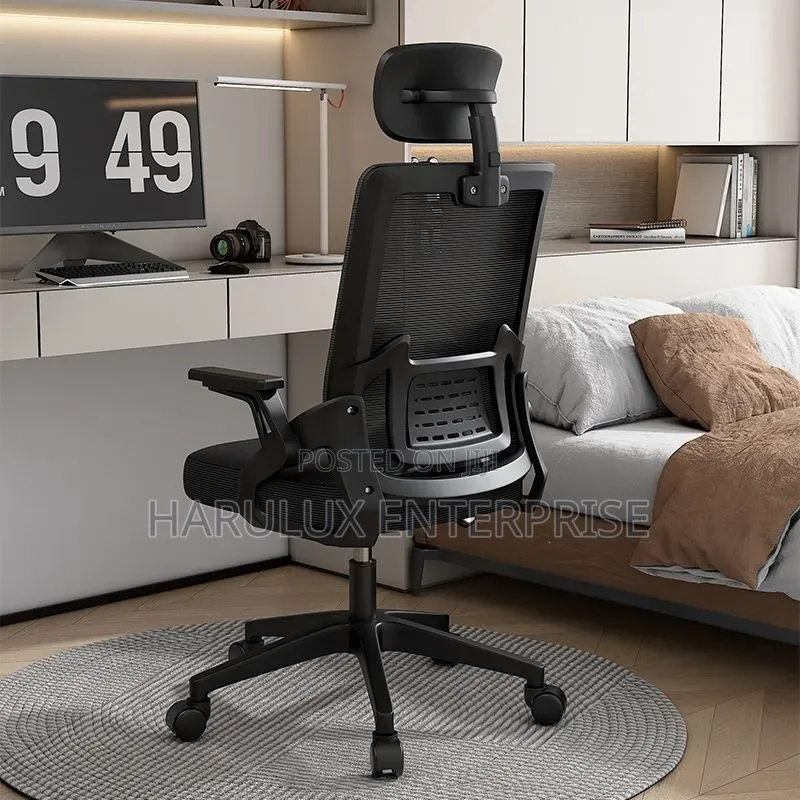 Ergonomic Mesh Office Chair With Adjustable Headrest