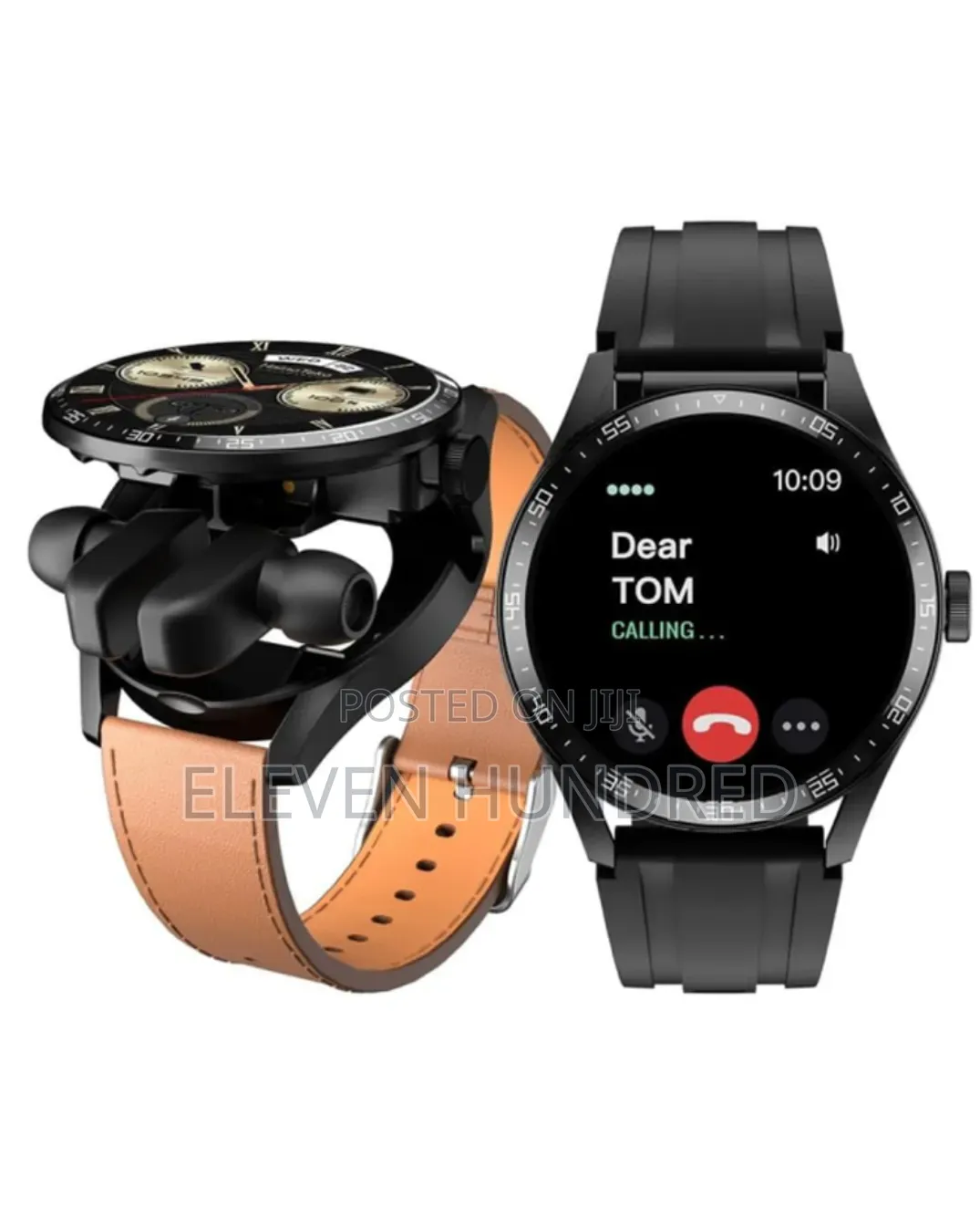 Smart Watch With Earbuds