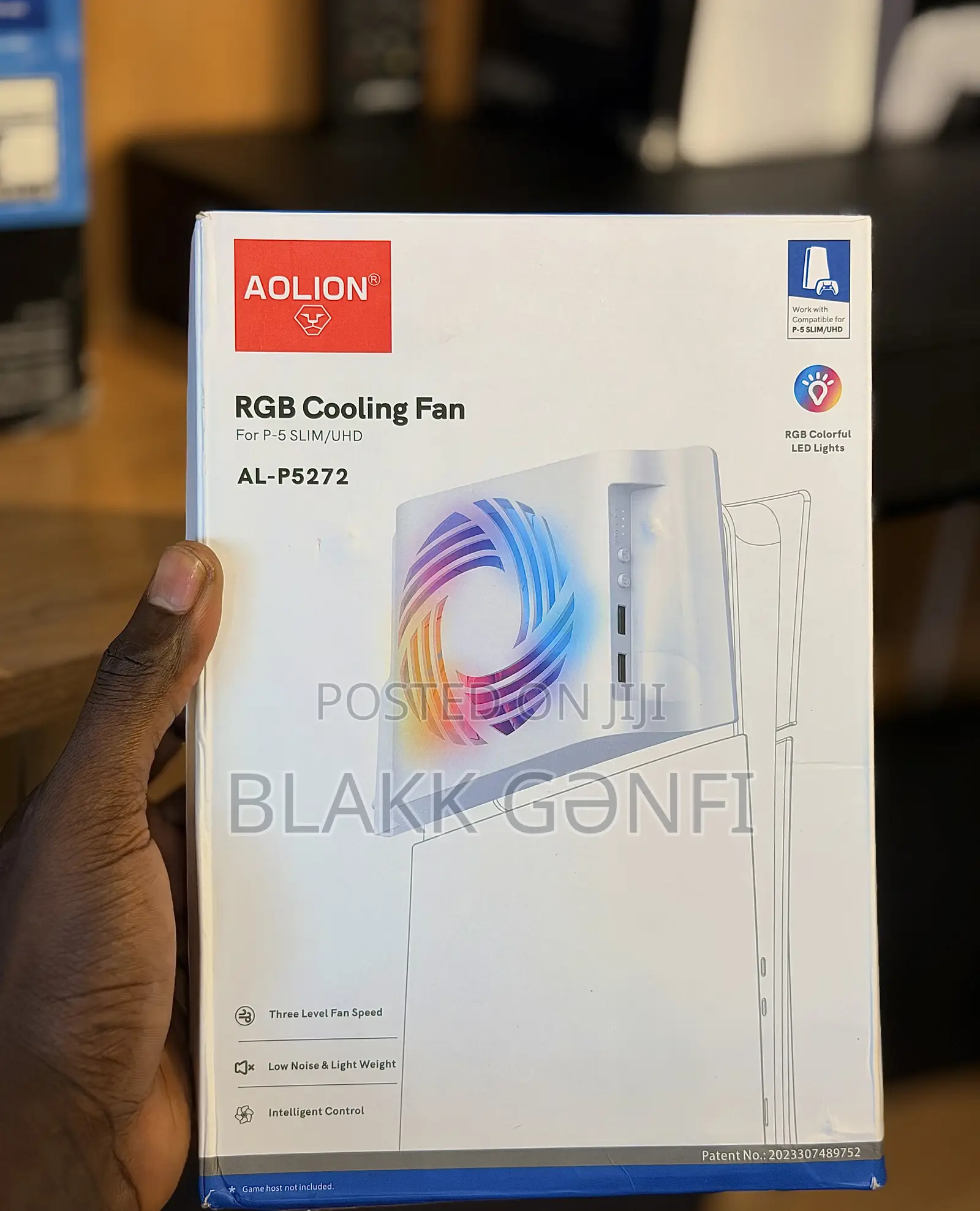 Aolion Ps5 Slim/Pro RGB Cooling Fan