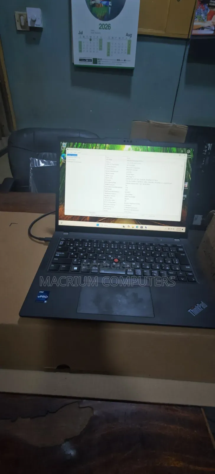 New Laptop Lenovo ThinkPad X13 Gen 4 16GB Intel Core i7 SSD 256GB