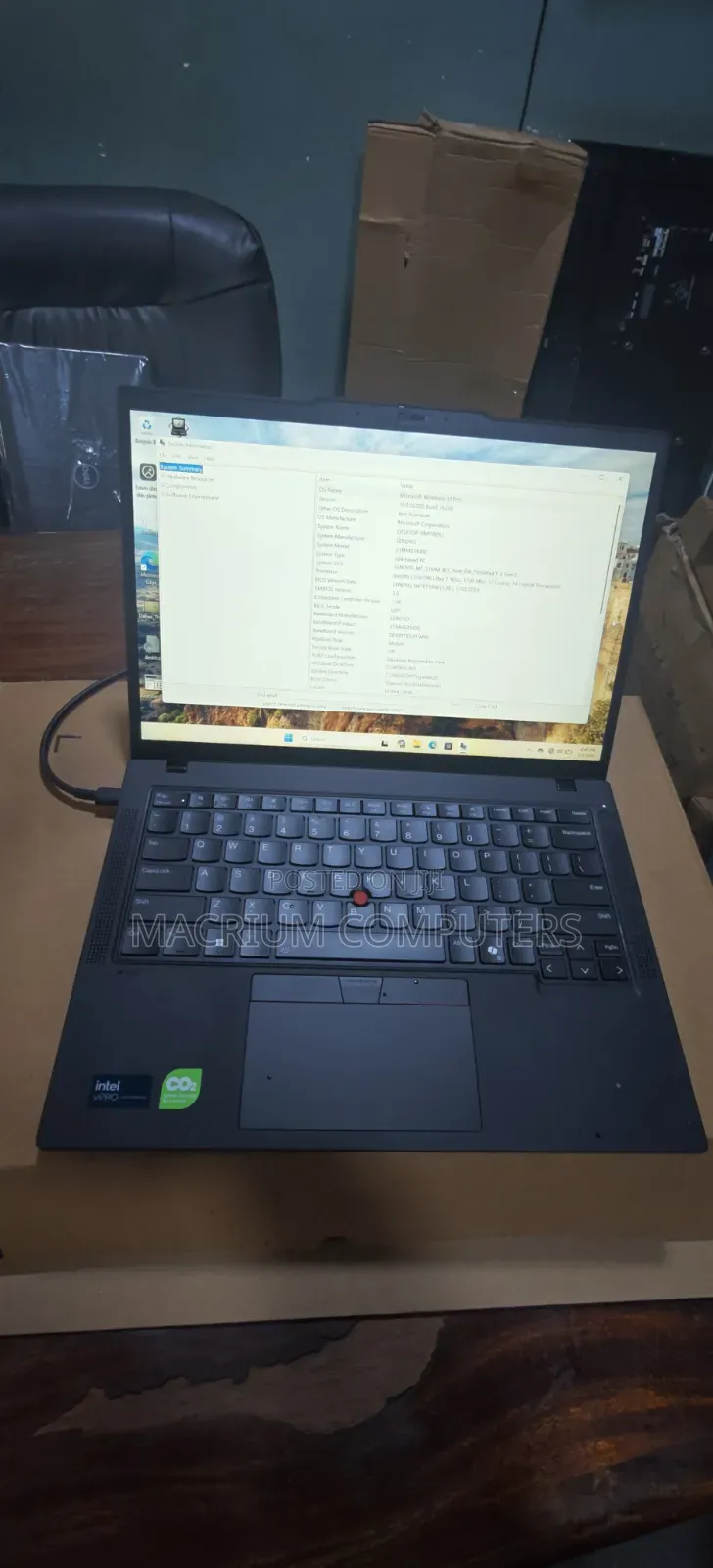 New Laptop Lenovo ThinkPad T14s G4 32GB Intel Core Ultra 7 SSD 512GB