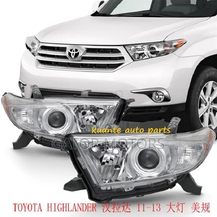 Highlander 2011 2012 2013 Headlights (Pair)