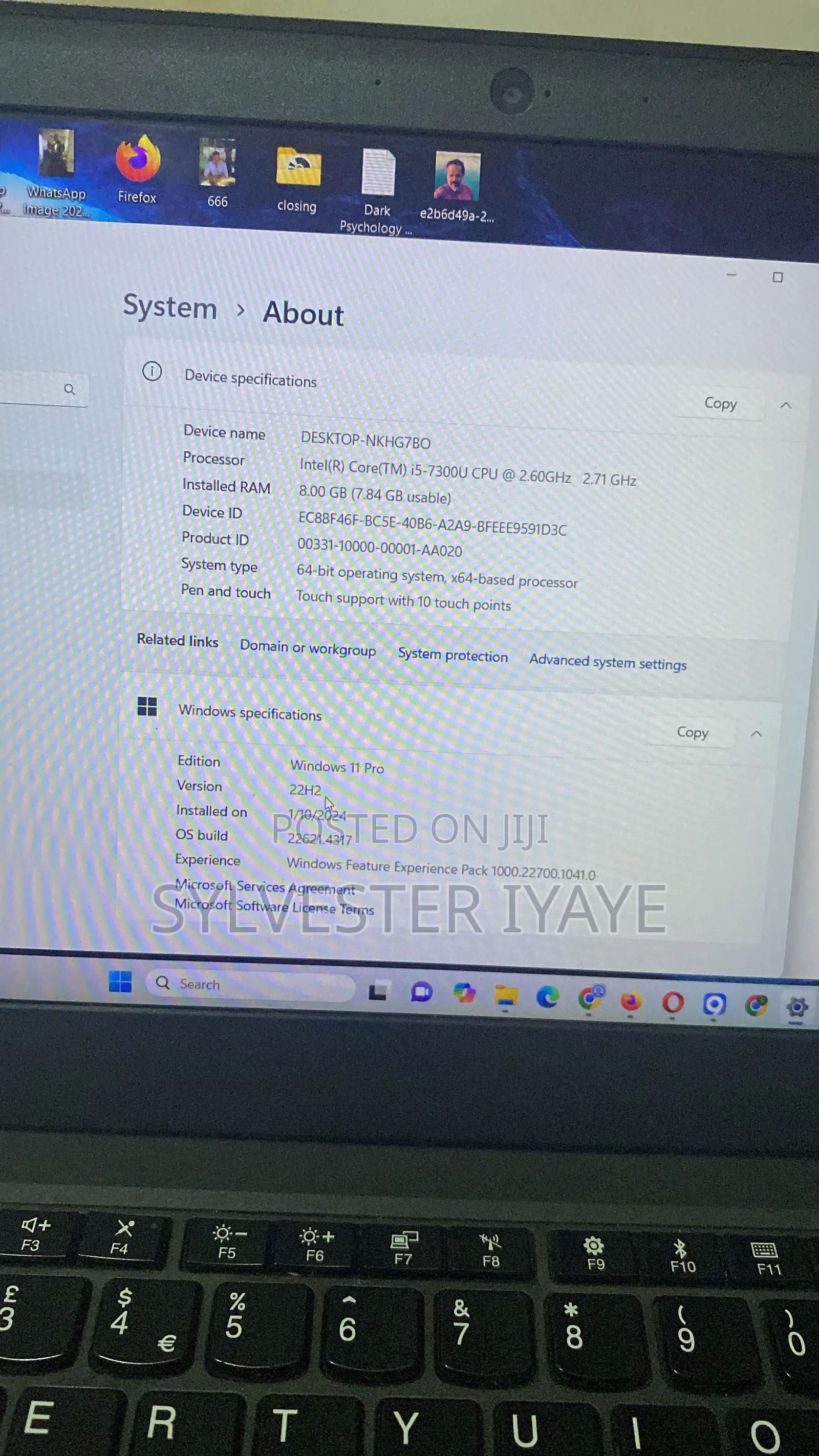 Laptop Lenovo ThinkPad X270 8GB Intel Core i5 HDD+SSD 256GB