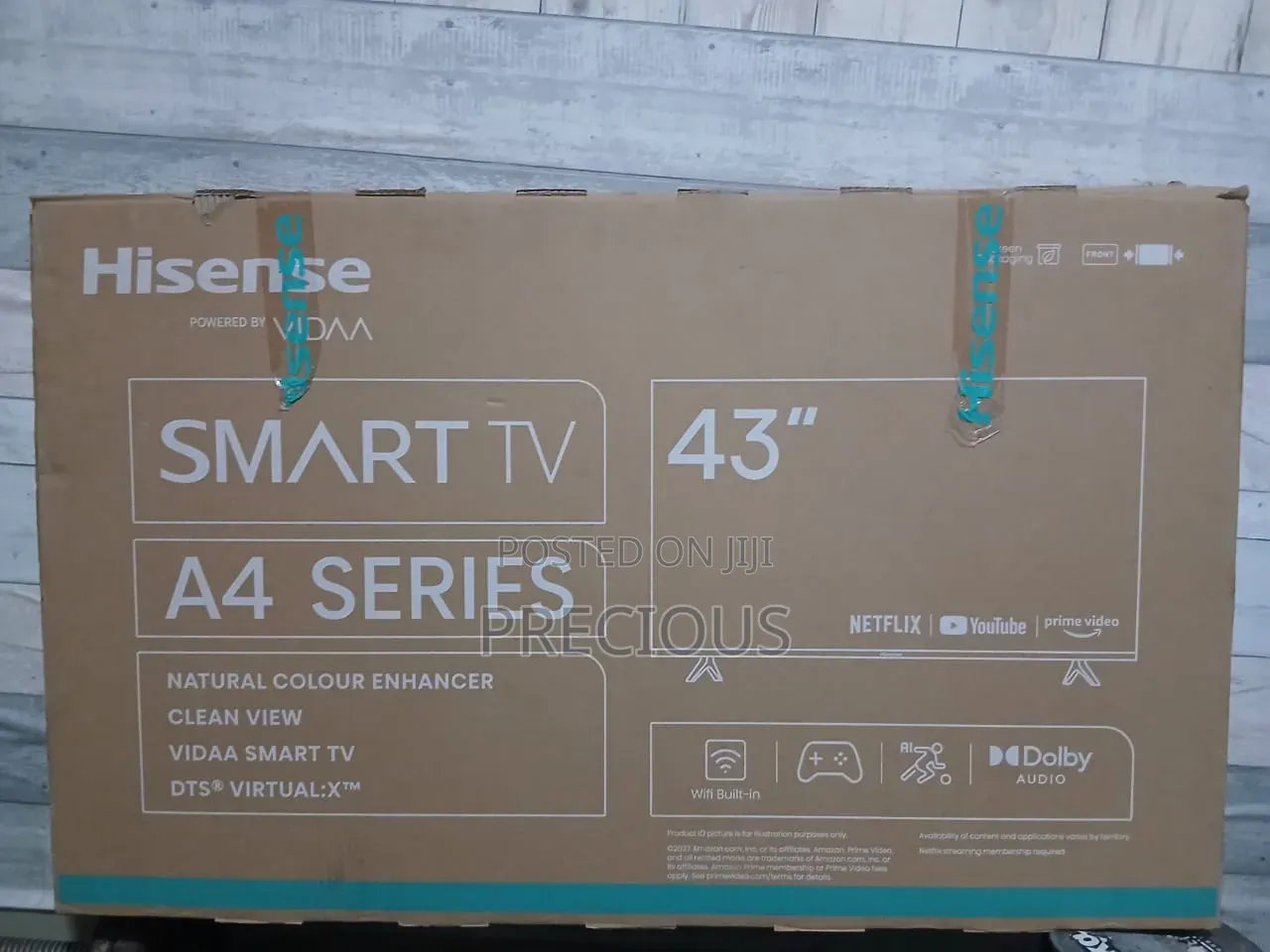 43" Frameless Smart Hisense Tv