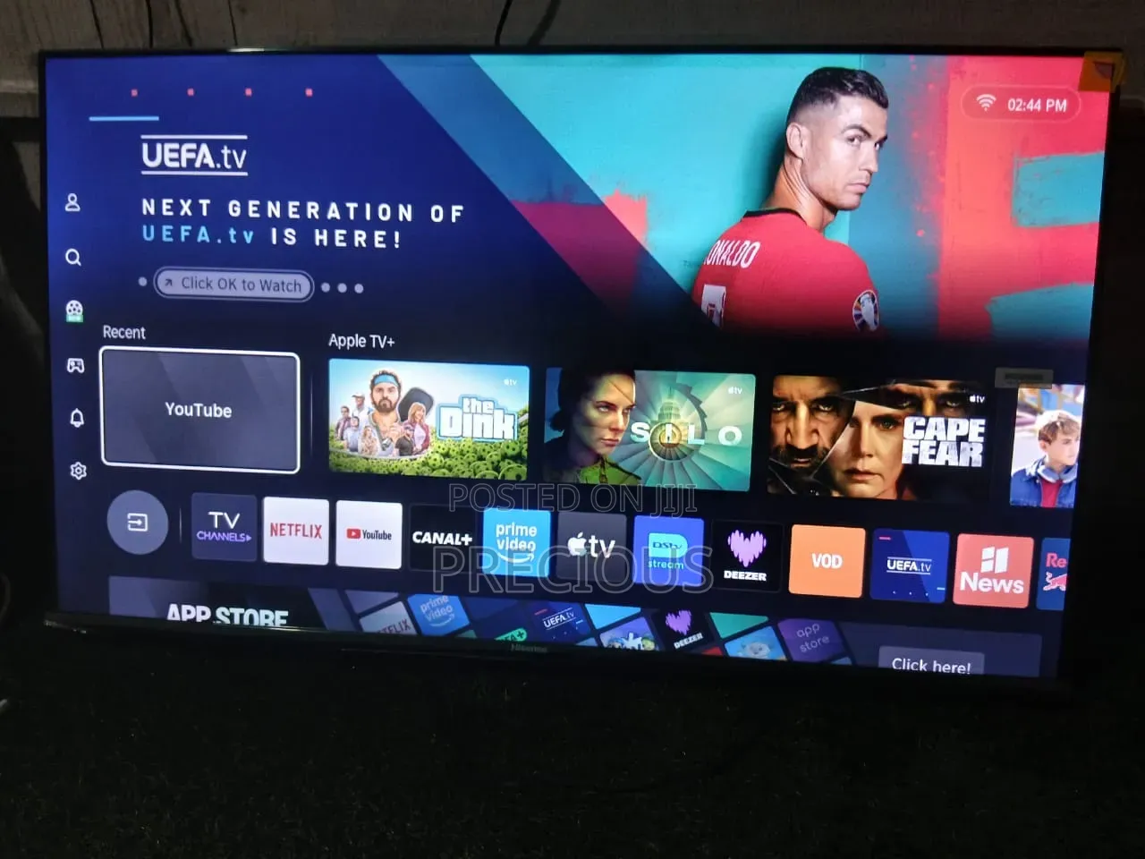 43" Frameless Smart Hisense Tv