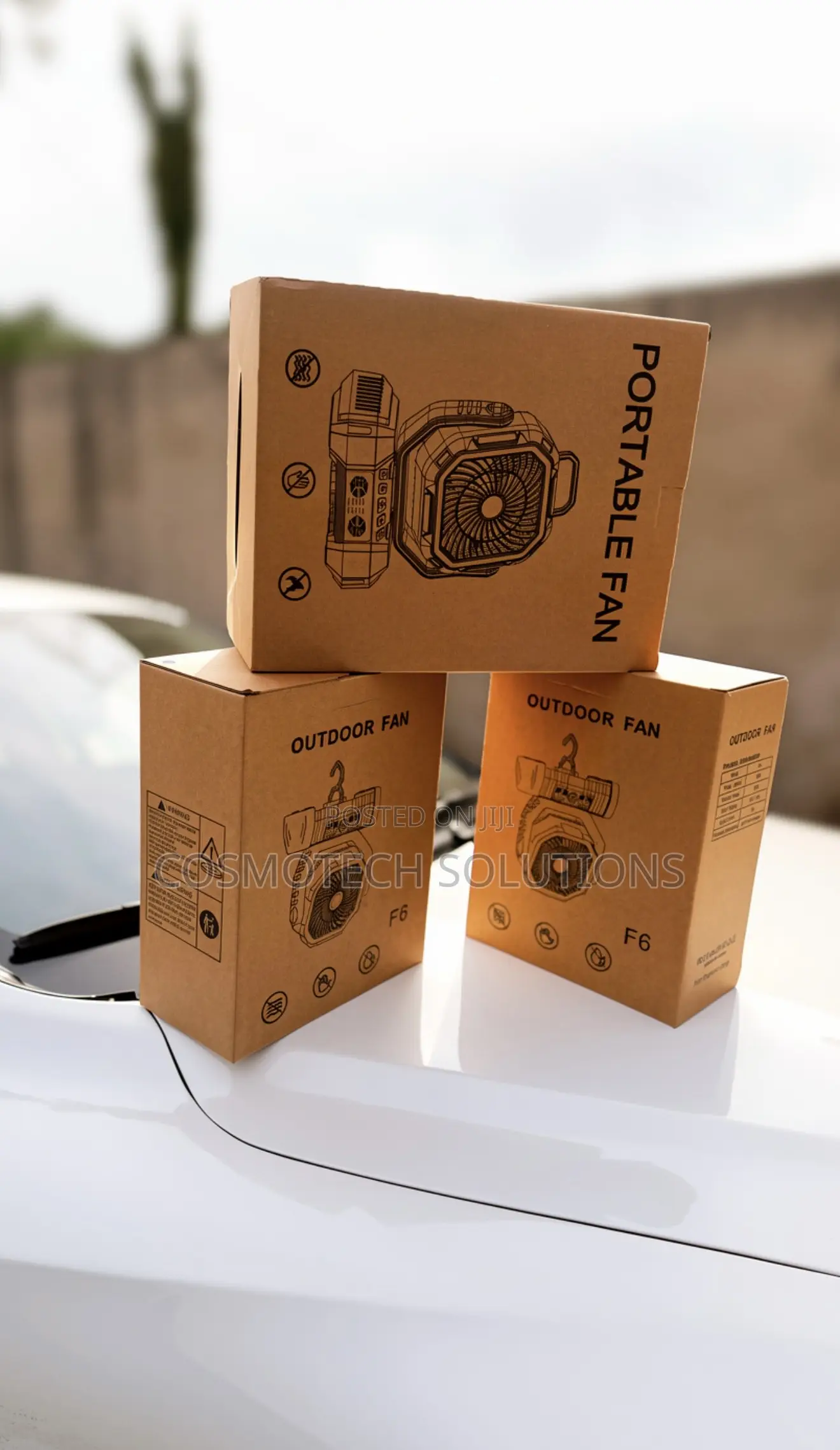 Rechargeable Fan Power Bank Lamp