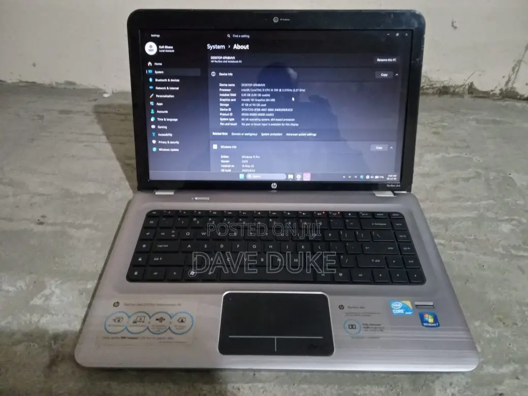 Laptop HP Pavilion Dv6 6GB Intel Core i3 SSD 128GB