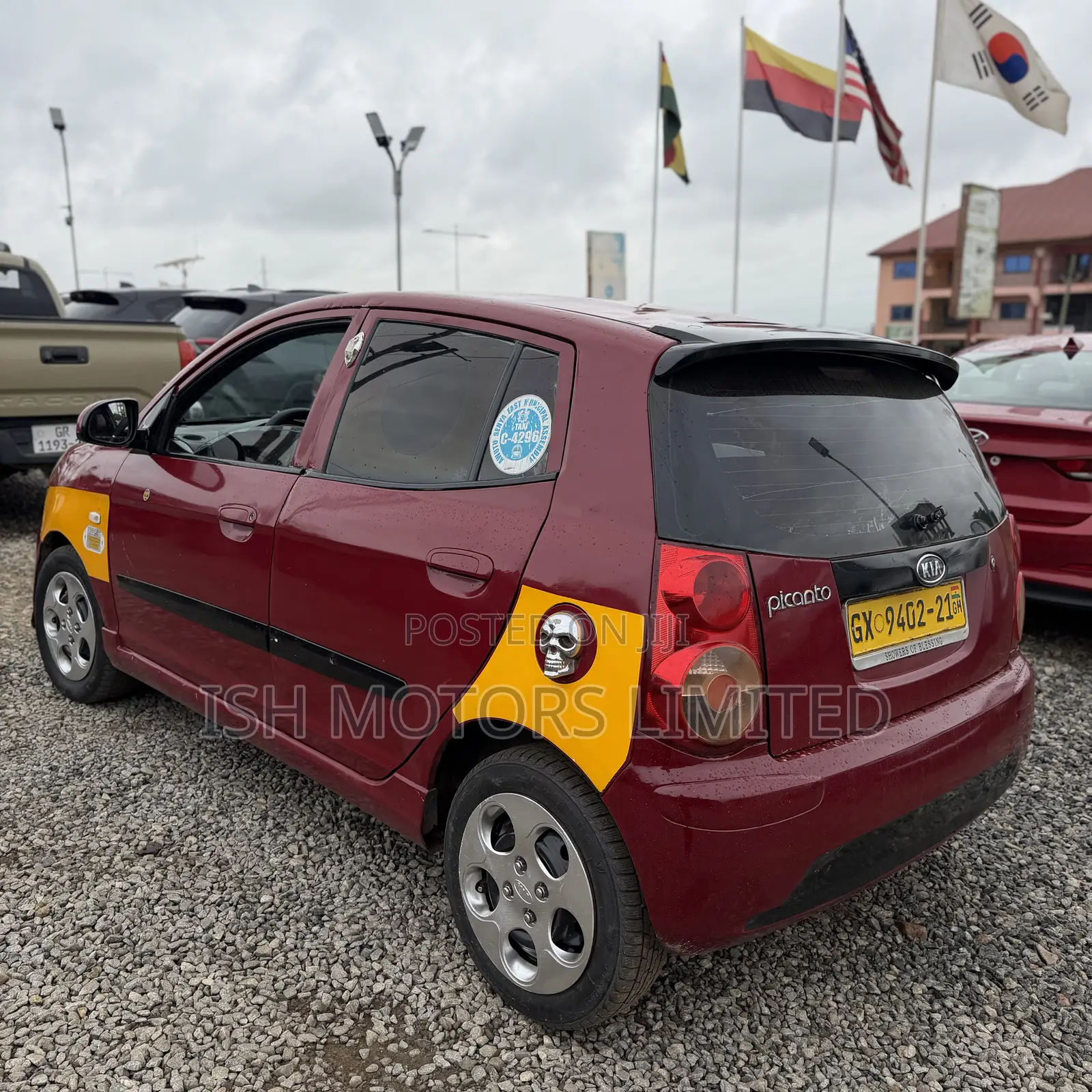 Kia Morning 2010 Red