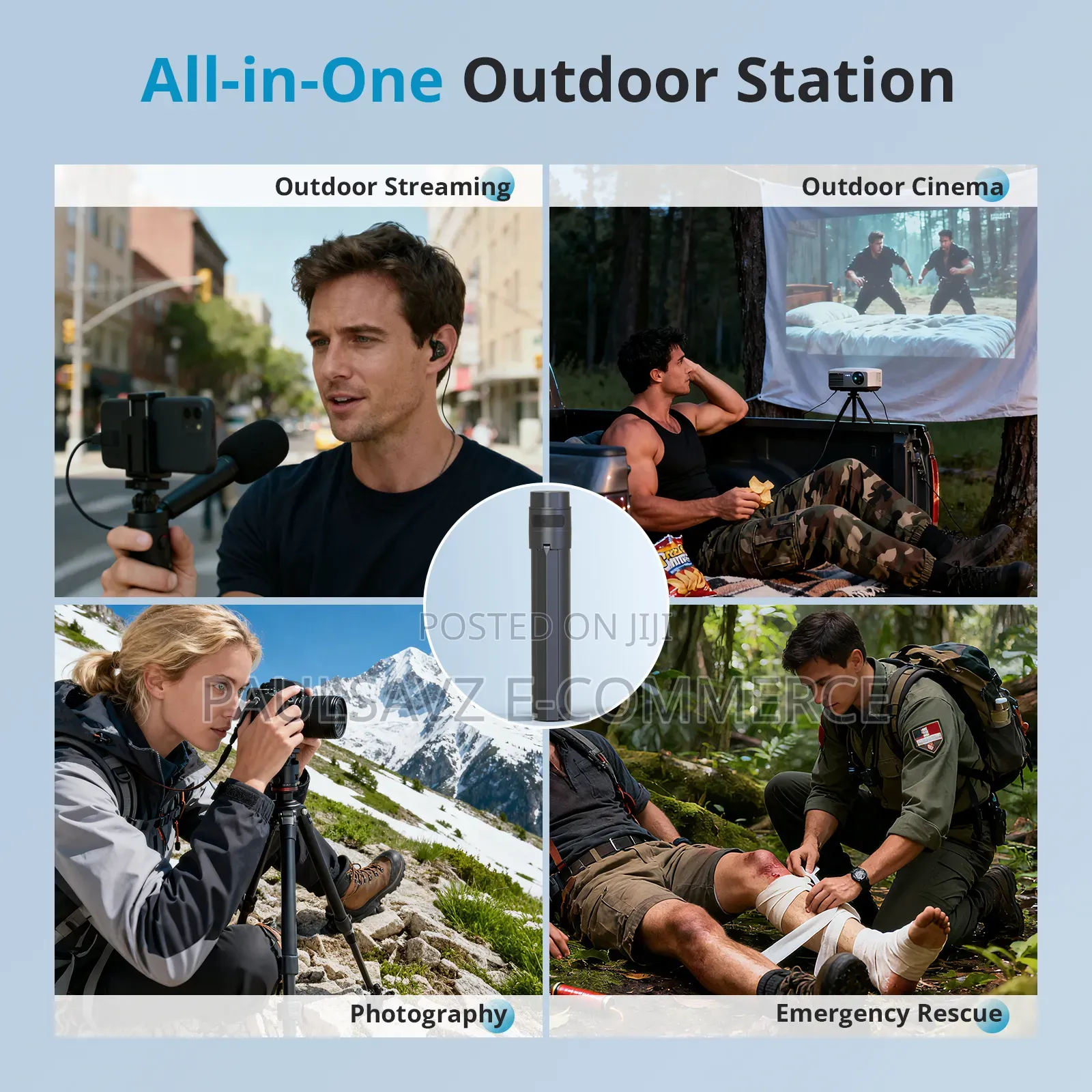 Starlink Mini All-in-One Tripod Battery