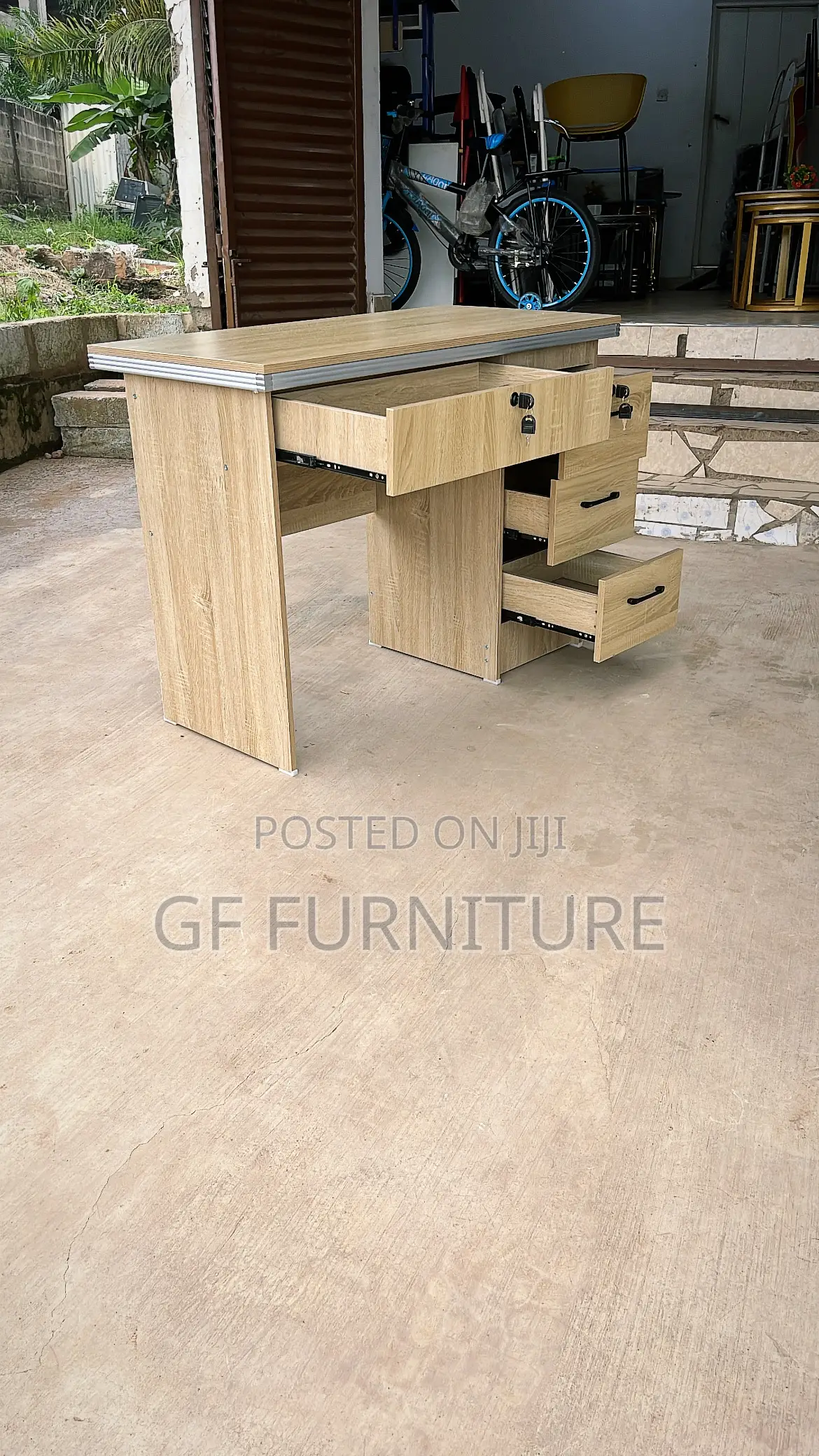 1.2m Solid Wood Office Desk