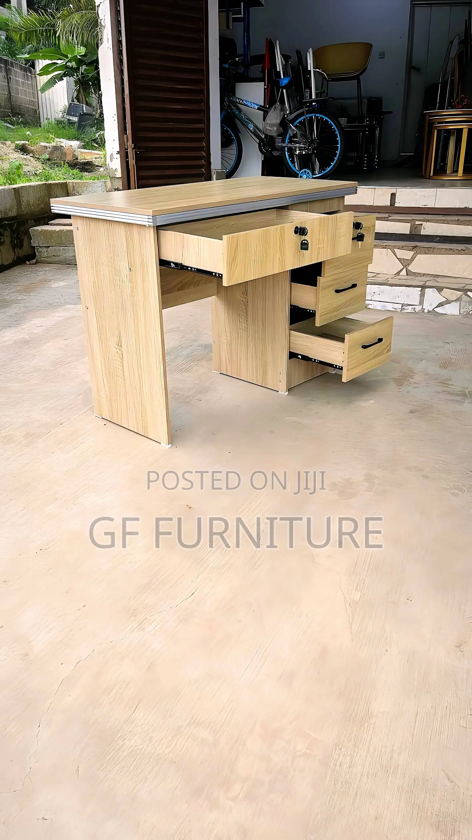 1.2m Solid Wood Office Desk