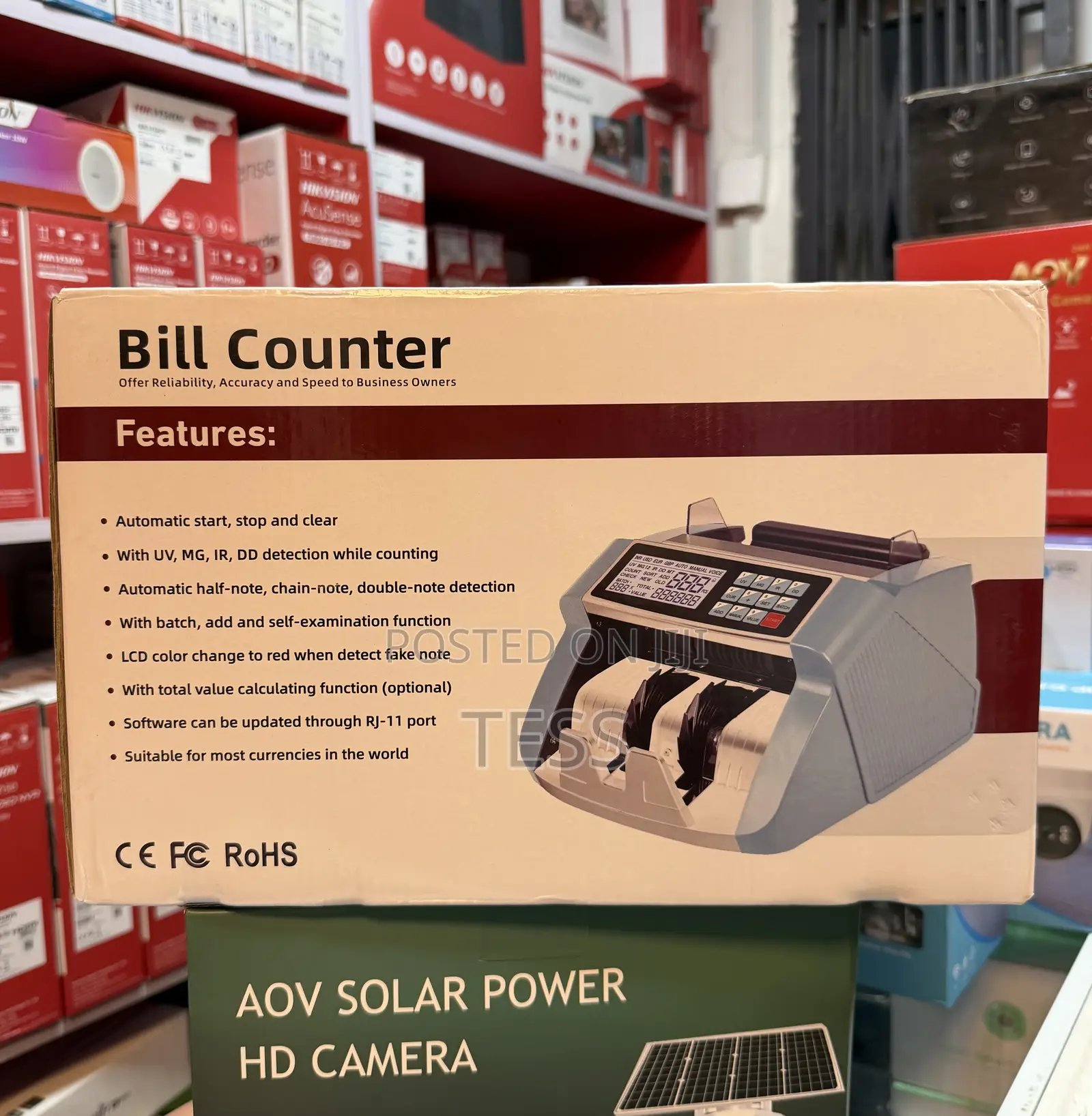 Compon Bill Counter Money Counter With Uv, Mg, Ir, Dd