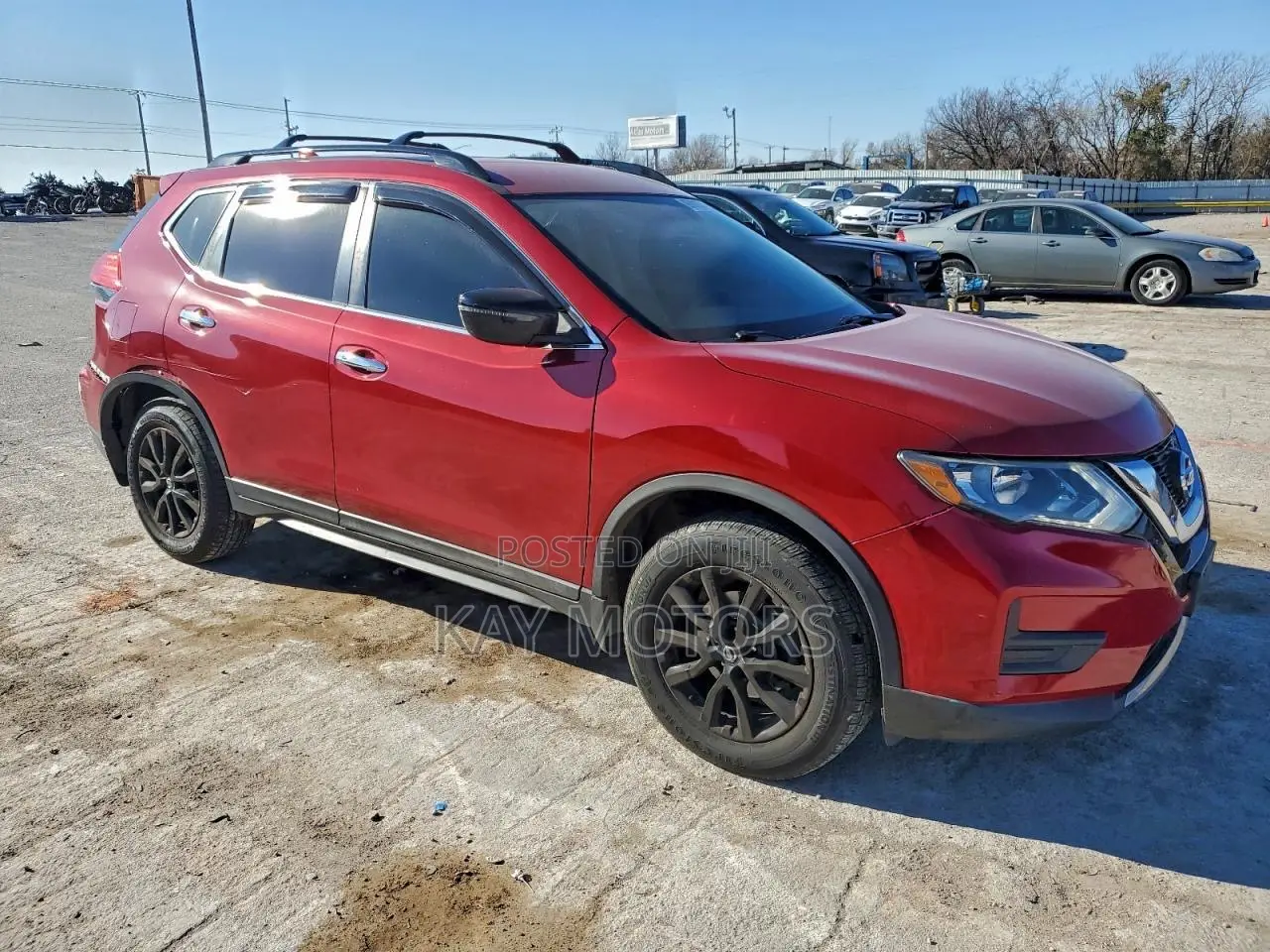 Nissan Rogue SV AWD 2018 Red