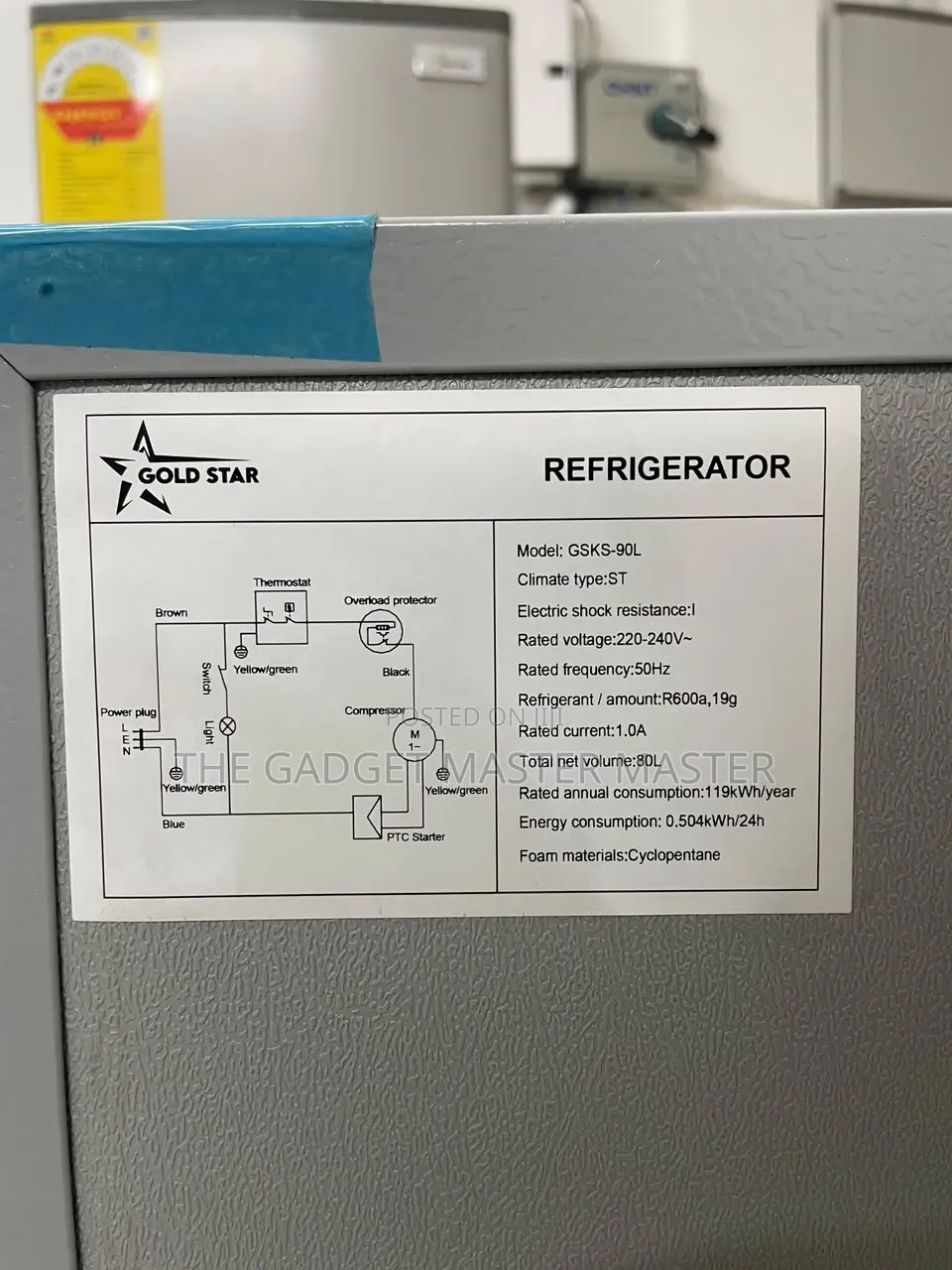 Gold Star GSKS-90l Table Top Refrigerator