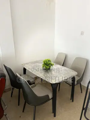 4seater Dining Marble Table Set