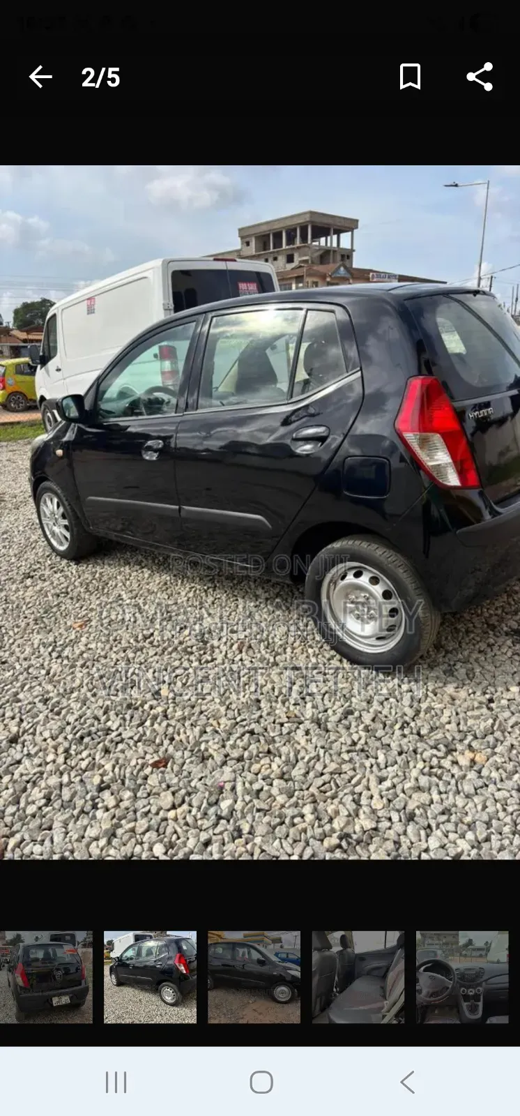 Hyundai I10 2008 Black