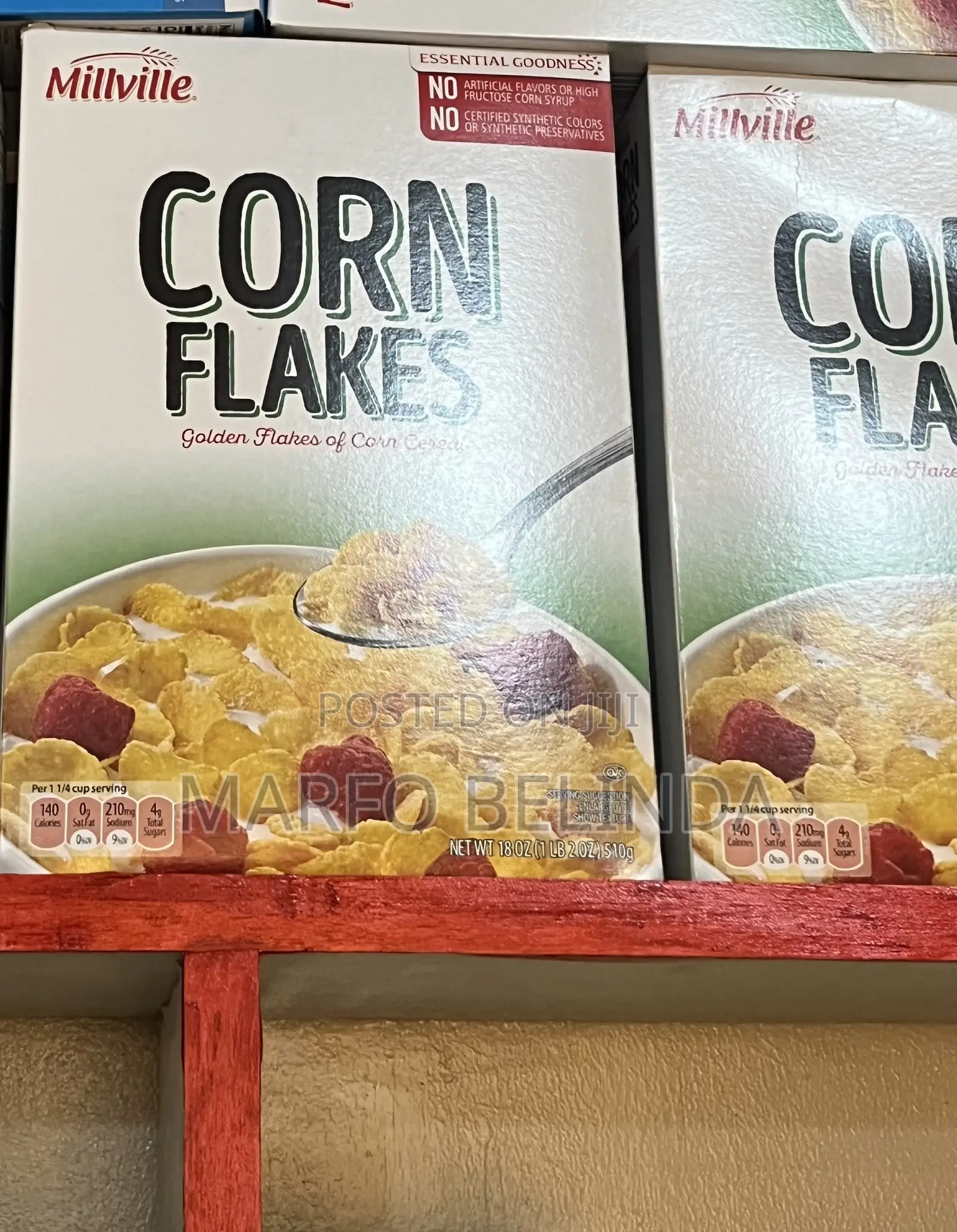 Millville Cinema Flakes 510g/18oz-Golden Flakes Usa Import
