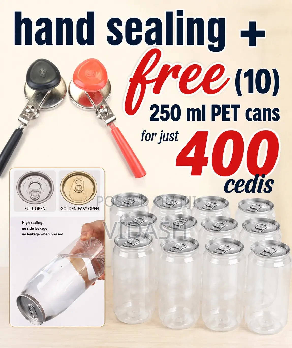 Pet Canning Hand Machine With Free 250ml Pet Cans (10)