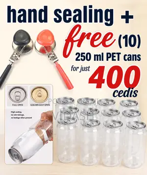 Pet Canning Hand Machine With Free 250ml Pet Cans (10)