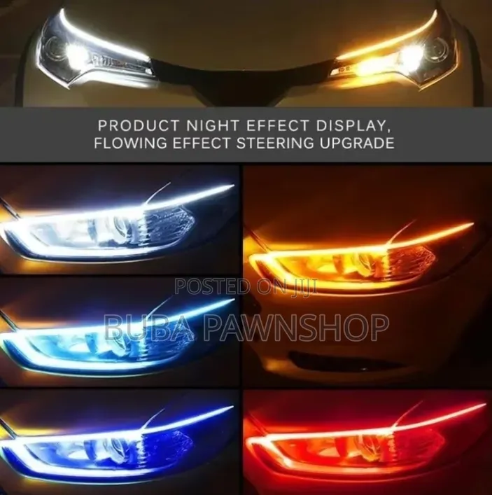 2pcs Universal Car Flexible Led Strip Lights
