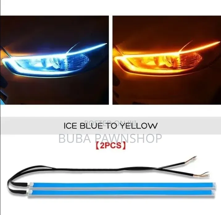 2pcs Universal Car Flexible Led Strip Lights
