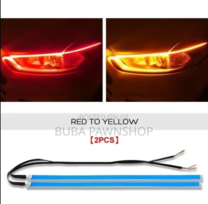 2pcs Universal Car Flexible Led Strip Lights