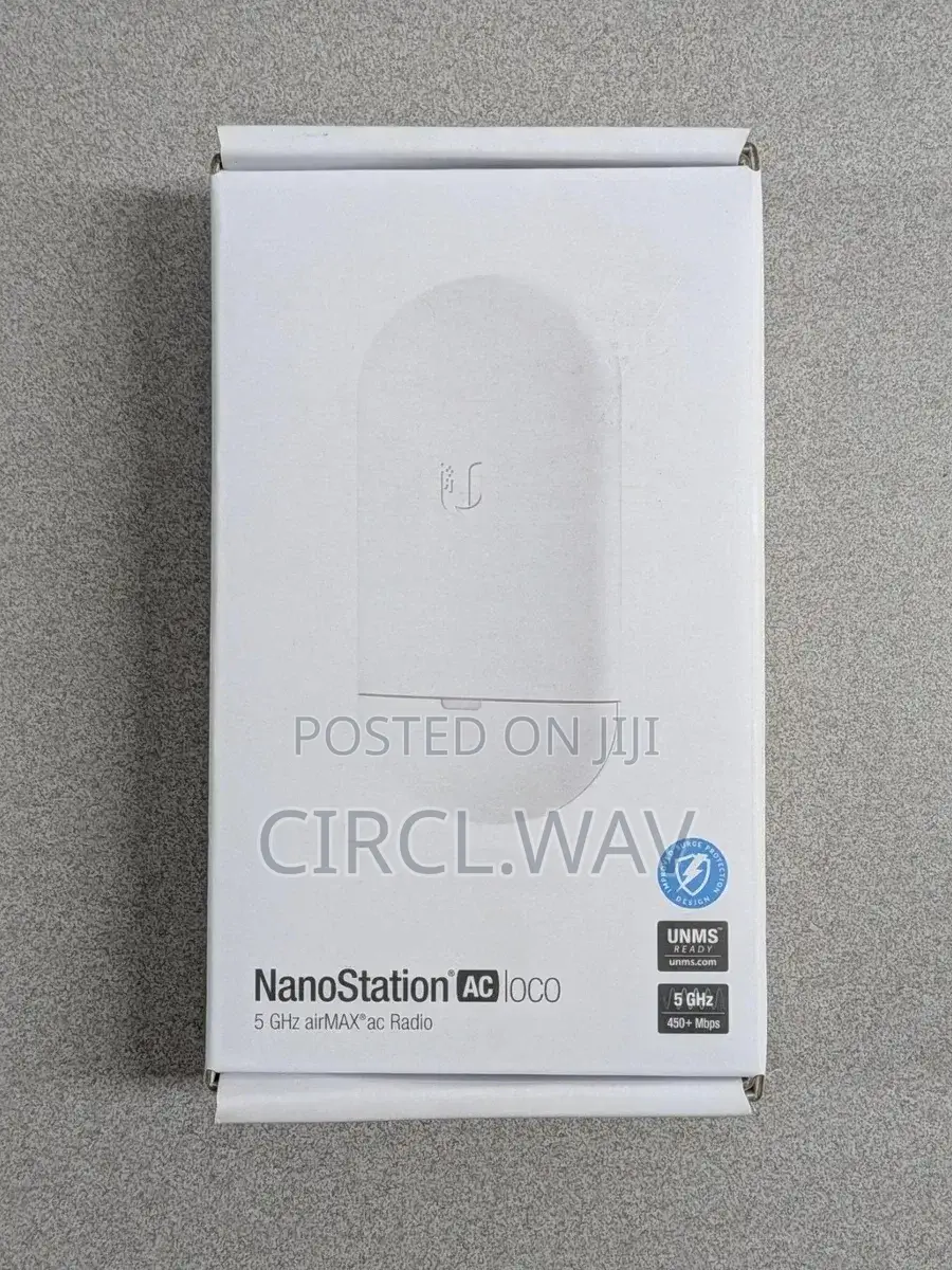 Ubiquiti Nanostation 5ac Loco + 24v Gigabit Poe Adapter