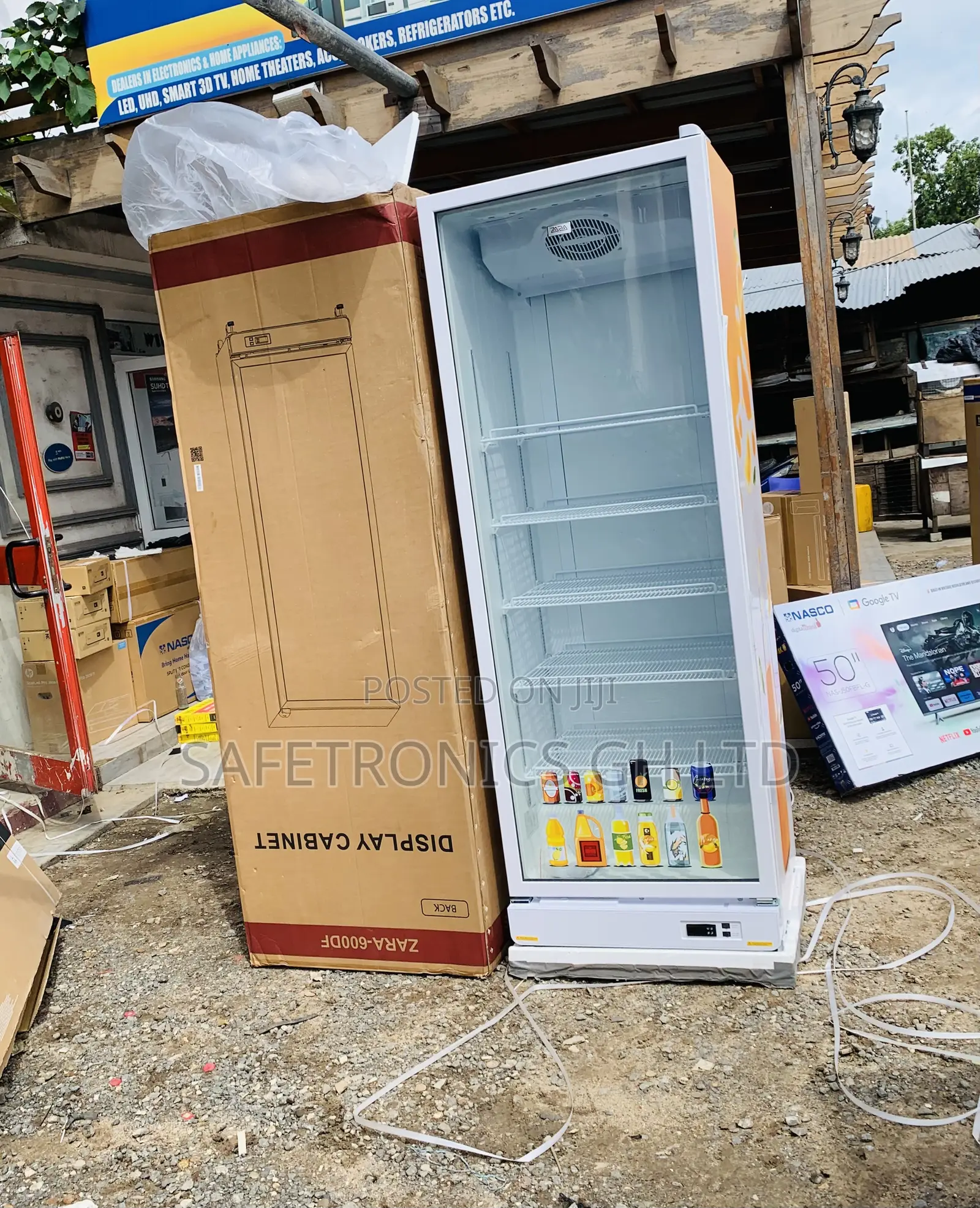Newest Update Zara-600dfg Display Fridge 591ltr