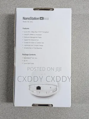 Ubiquiti Nanostation 5ac Loco + 24v Gigabit Poe Adapter