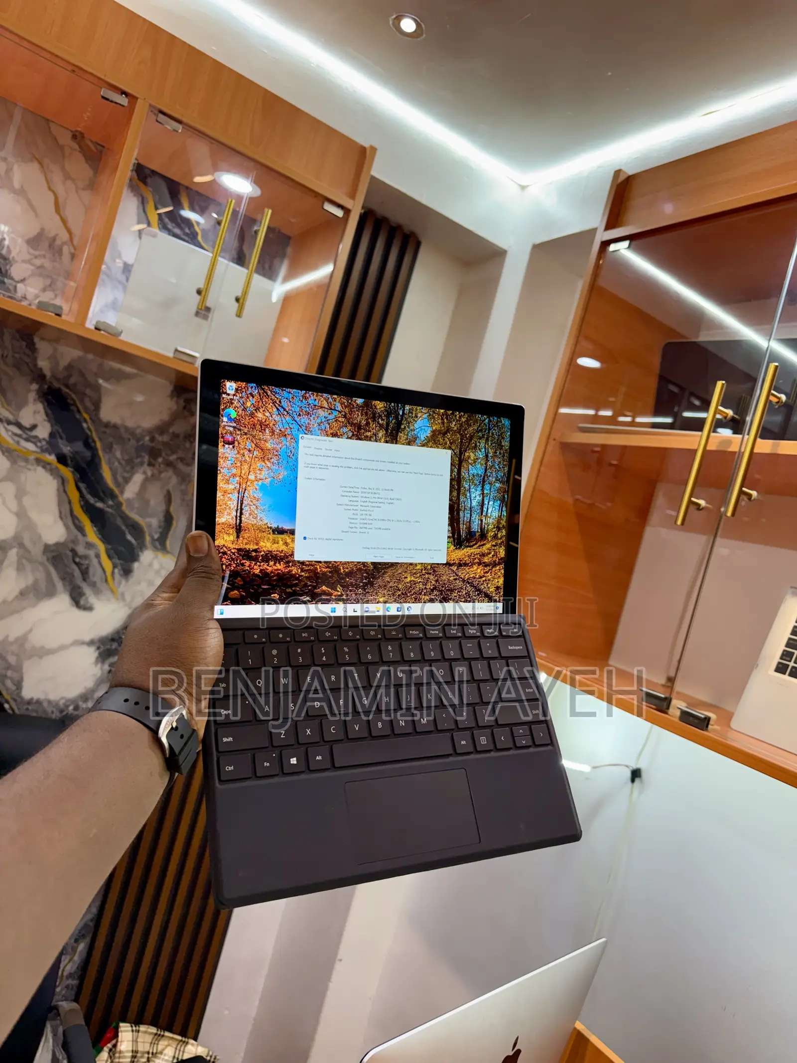 Laptop Microsoft Surface Pro 6 8GB Intel Core i5 SSD 256GB