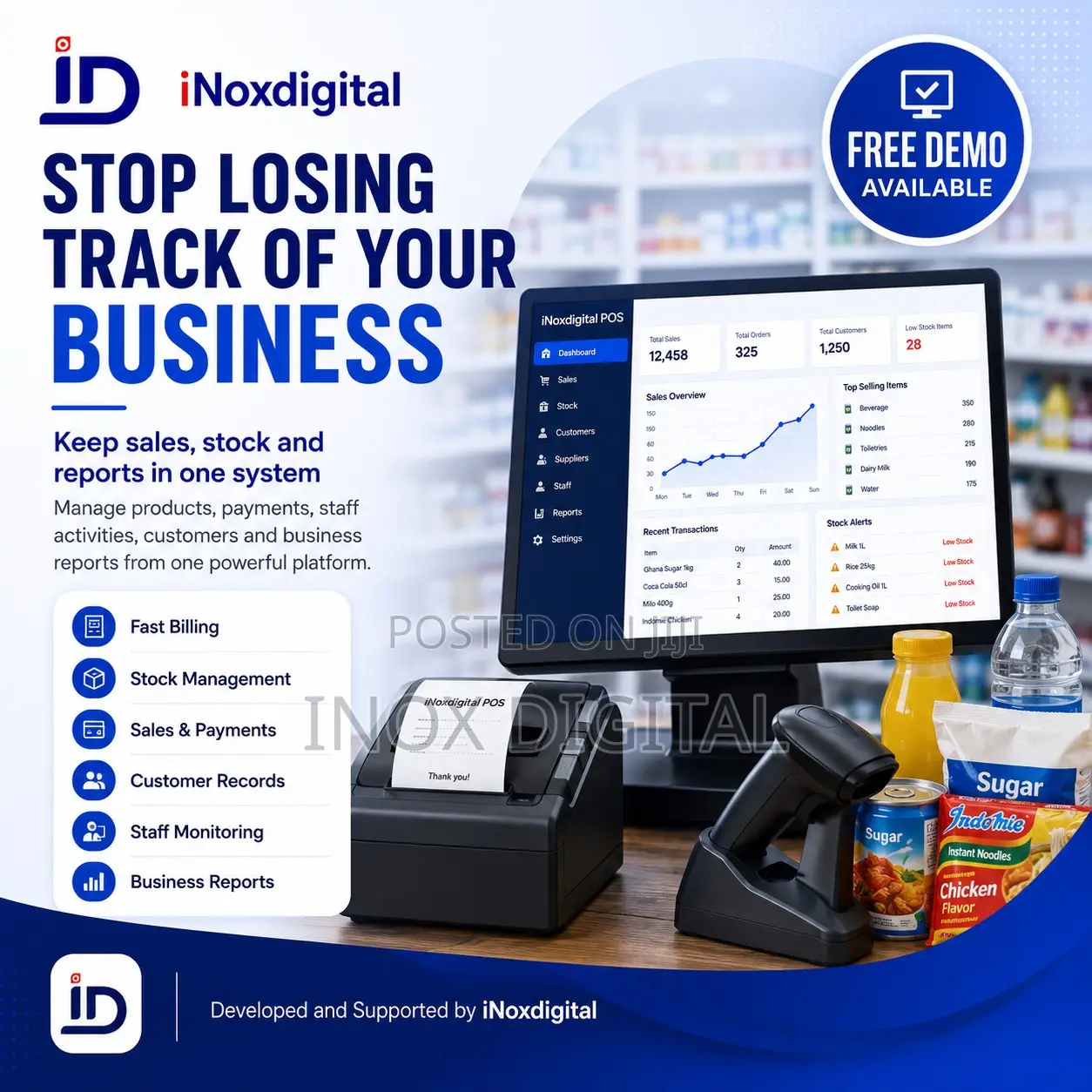 Pos Software For Supermarkets And Retail Shops In Ghana
