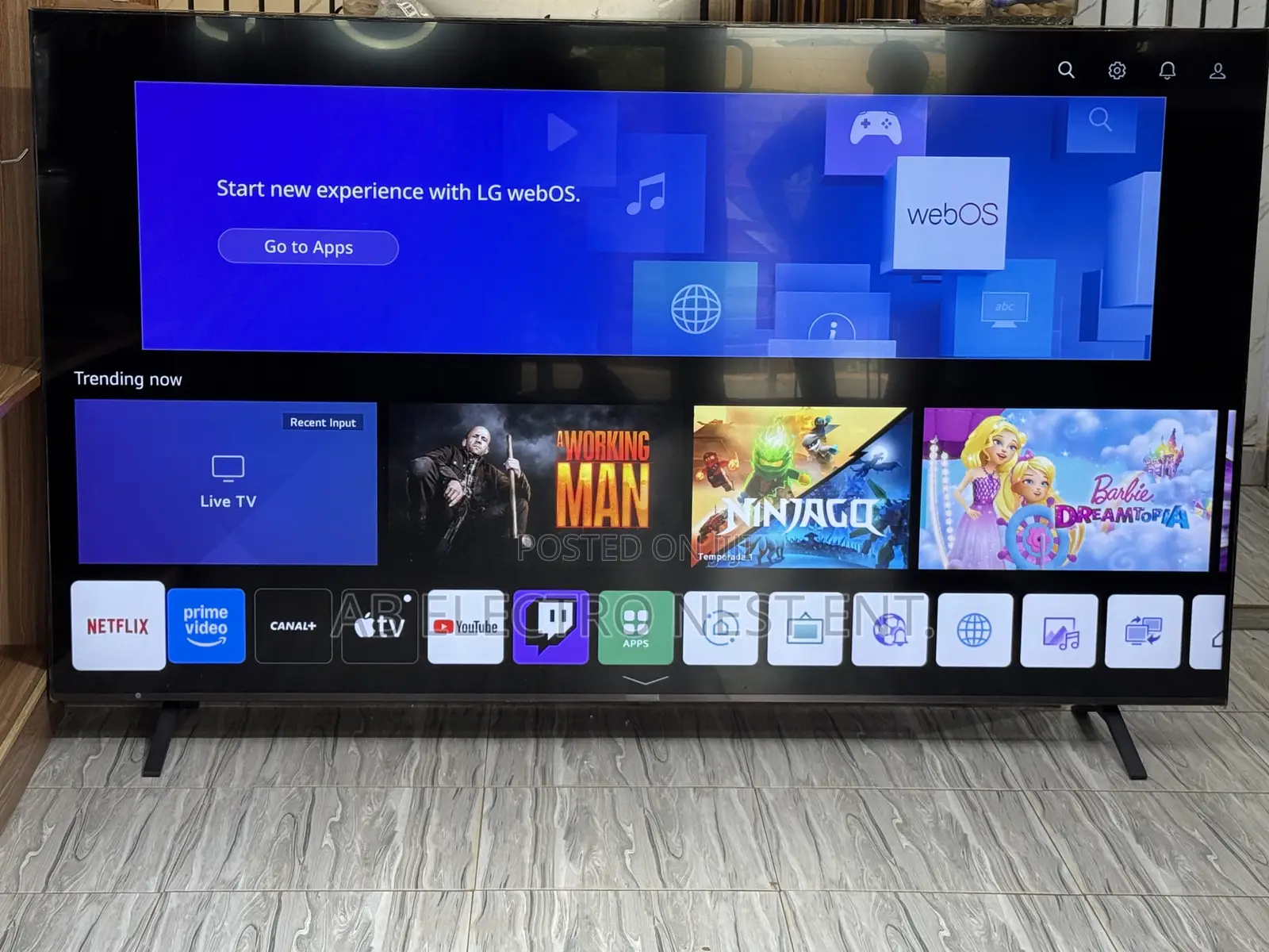 New Inbox Lg 82” Smart Uhd + Magic Remote