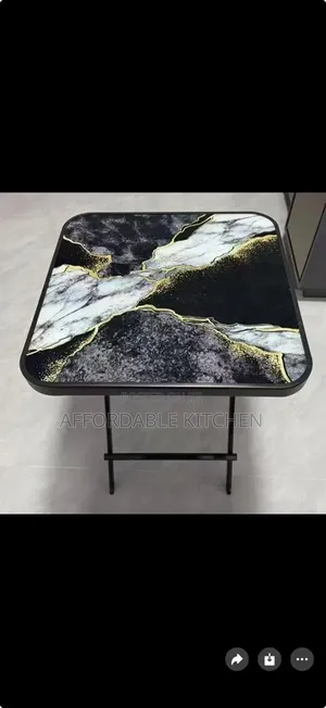 Foldable Marble/Glass Table