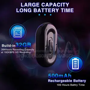 Magnetic Activated Voice Audio Recorder Keychian 32gb