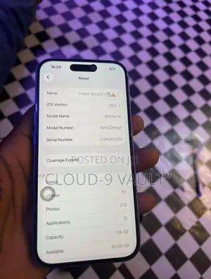 Apple iPhone 16 128 GB Blue