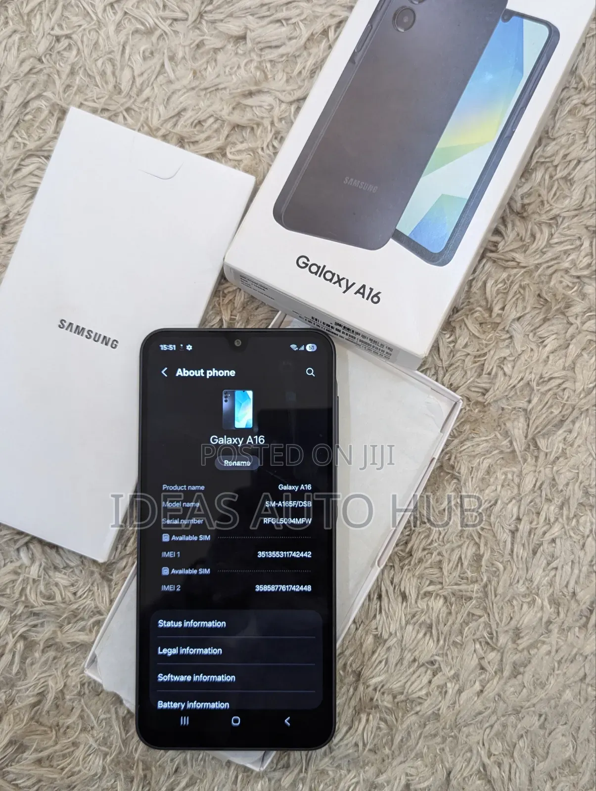 Samsung Galaxy A16 128 GB Black