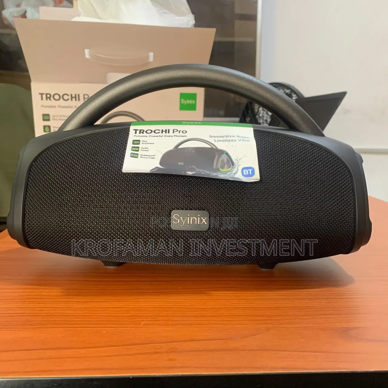 Syinix Trochi Pro Portable Bluetooth Speaker