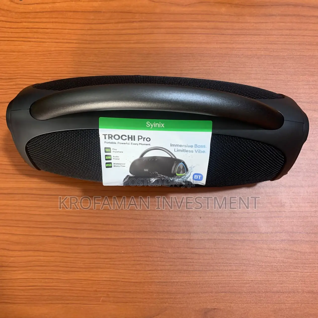 Syinix Trochi Pro Portable Bluetooth Speaker