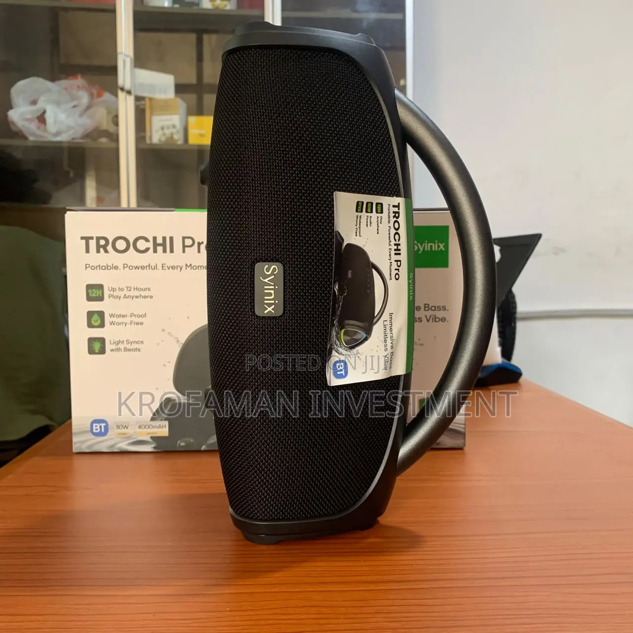 Syinix Trochi Pro Portable Bluetooth Speaker