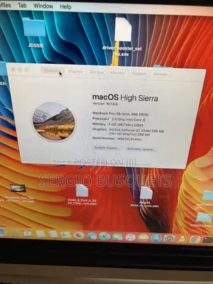 Laptop Apple MacBook Pro 2010 6GB Intel Core i5 HDD+SSD 500GB