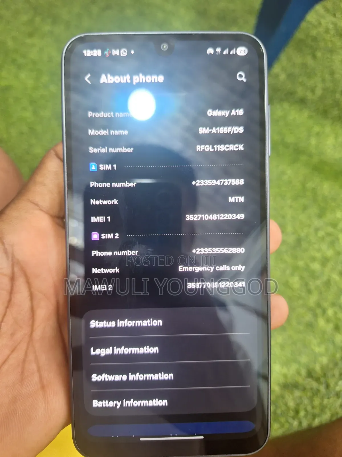 Samsung Galaxy A16 128 GB Black
