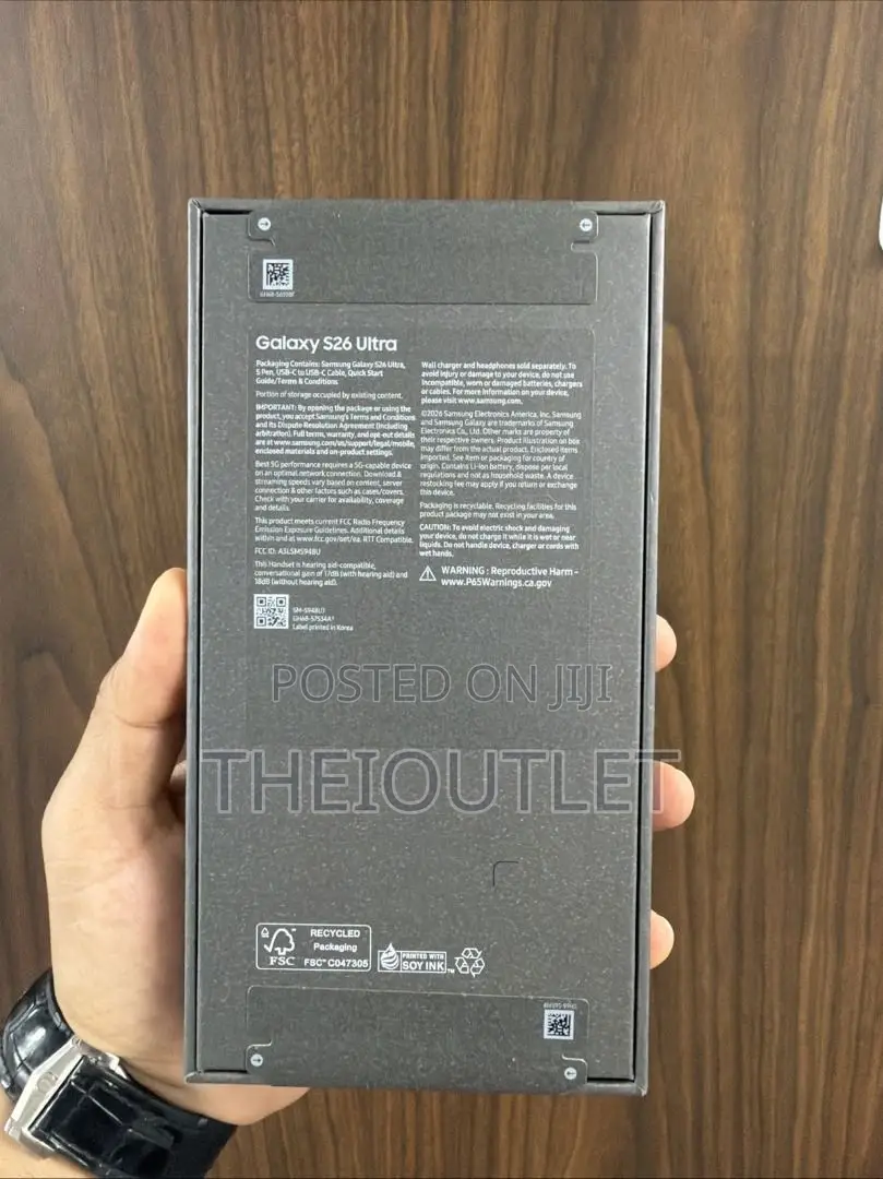 New Samsung Galaxy S26 Ultra 5G 1 TB Black