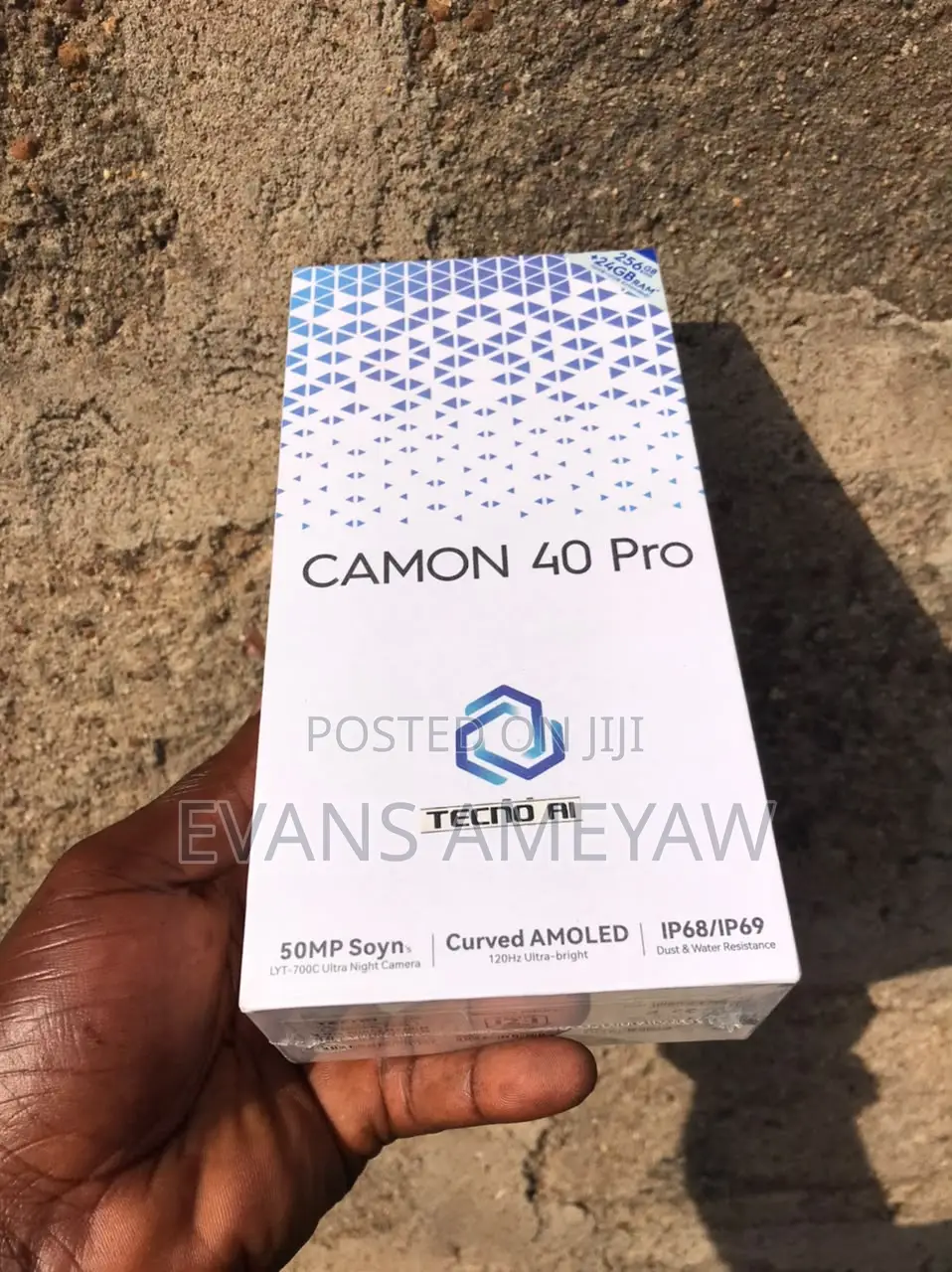 New Tecno Camon 40 Pro 5G 256 GB Blue