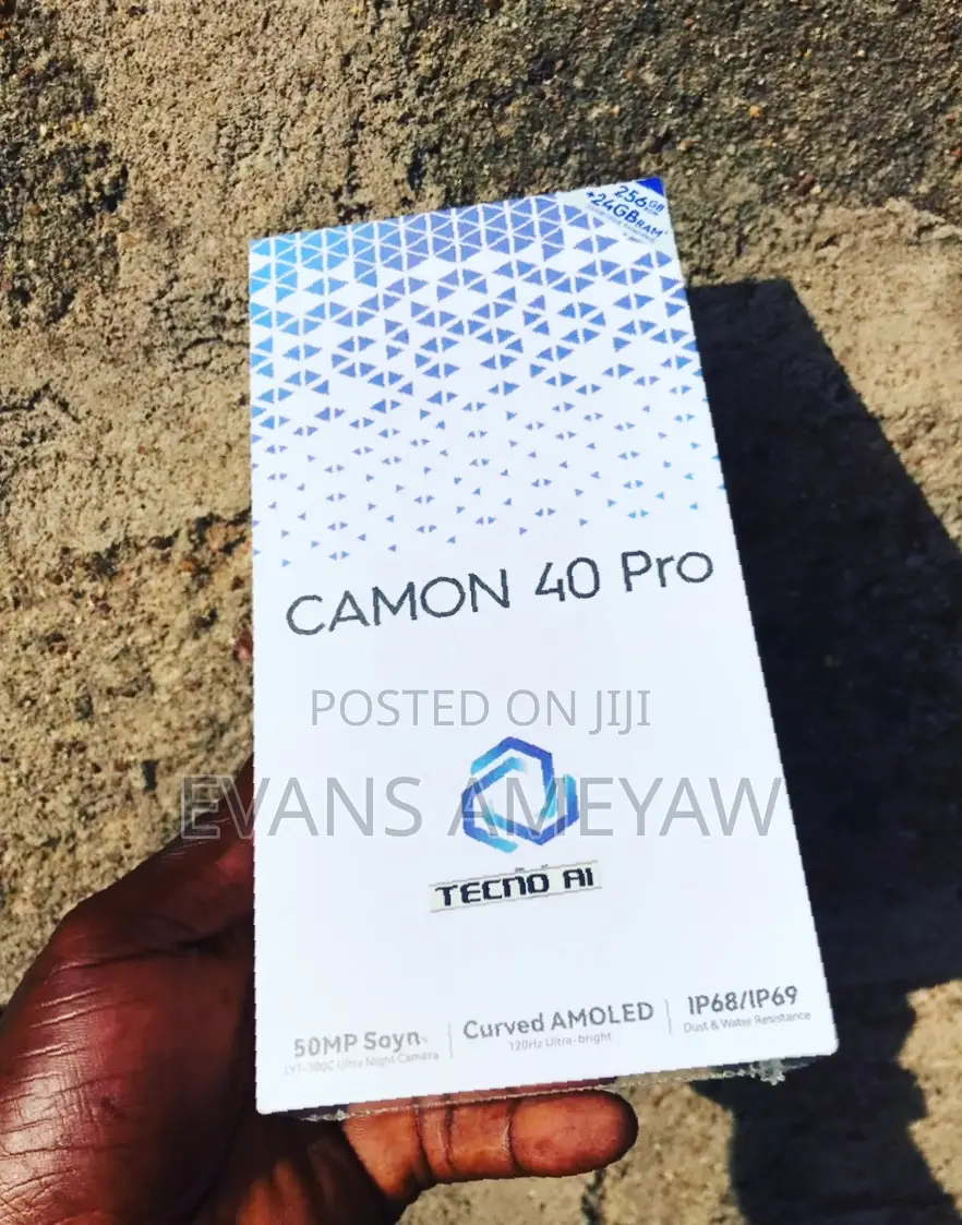 New Tecno Camon 40 Pro 5G 256 GB Blue