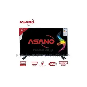 Asano 32" Digital Satellite Hd TV - Hdmi /Vga/USB - Black