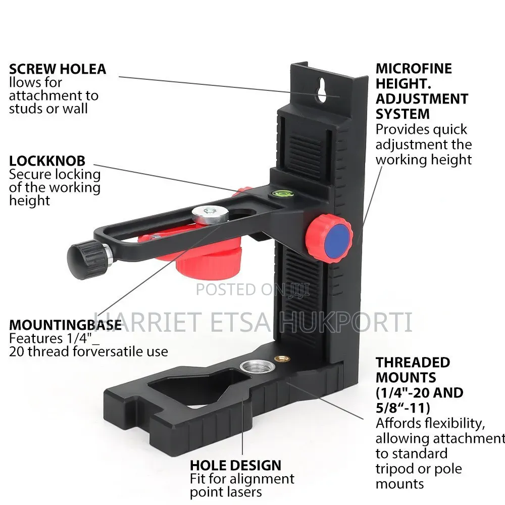 Zmart Magnetic Laser Level Bracket Tripod Head
