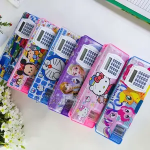 Pencil Case With Calculator for Kids
