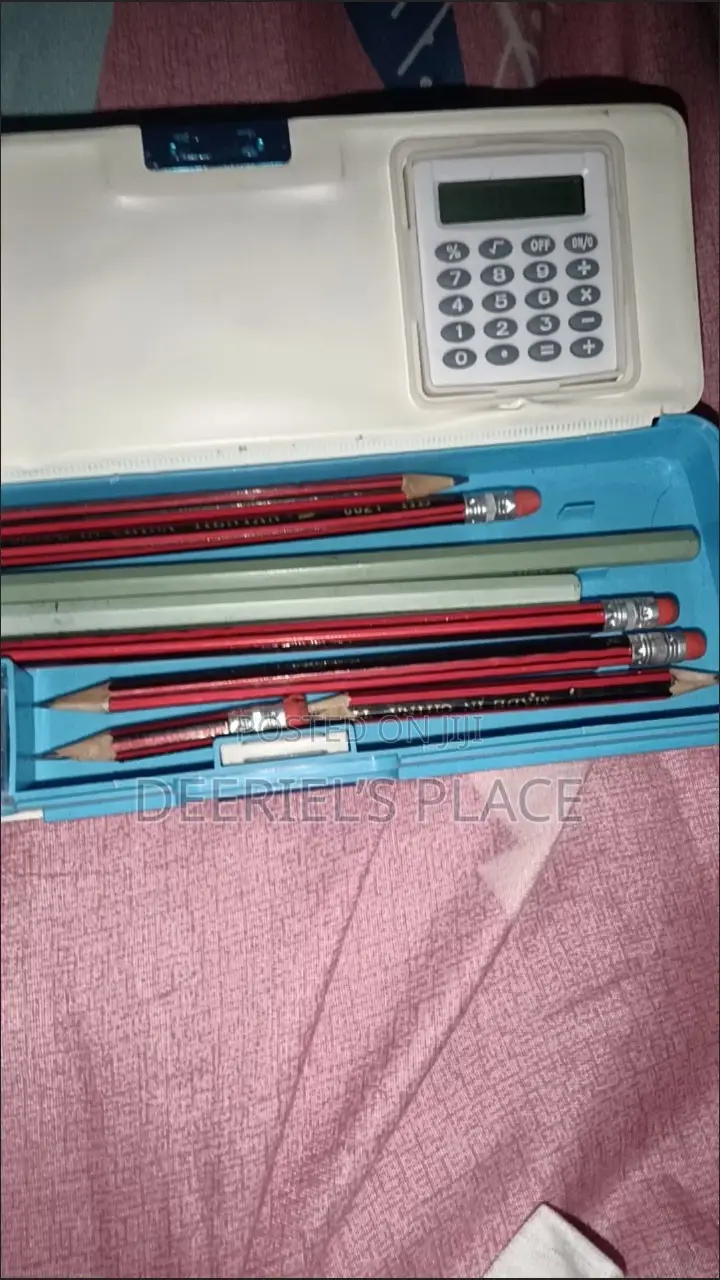 Pencil Case With Calculator for Kids