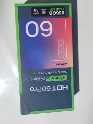 New Infinix Hot 60 Pro+ 256 GB Black