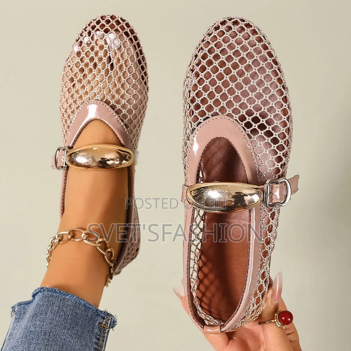 Fish Net Shoe